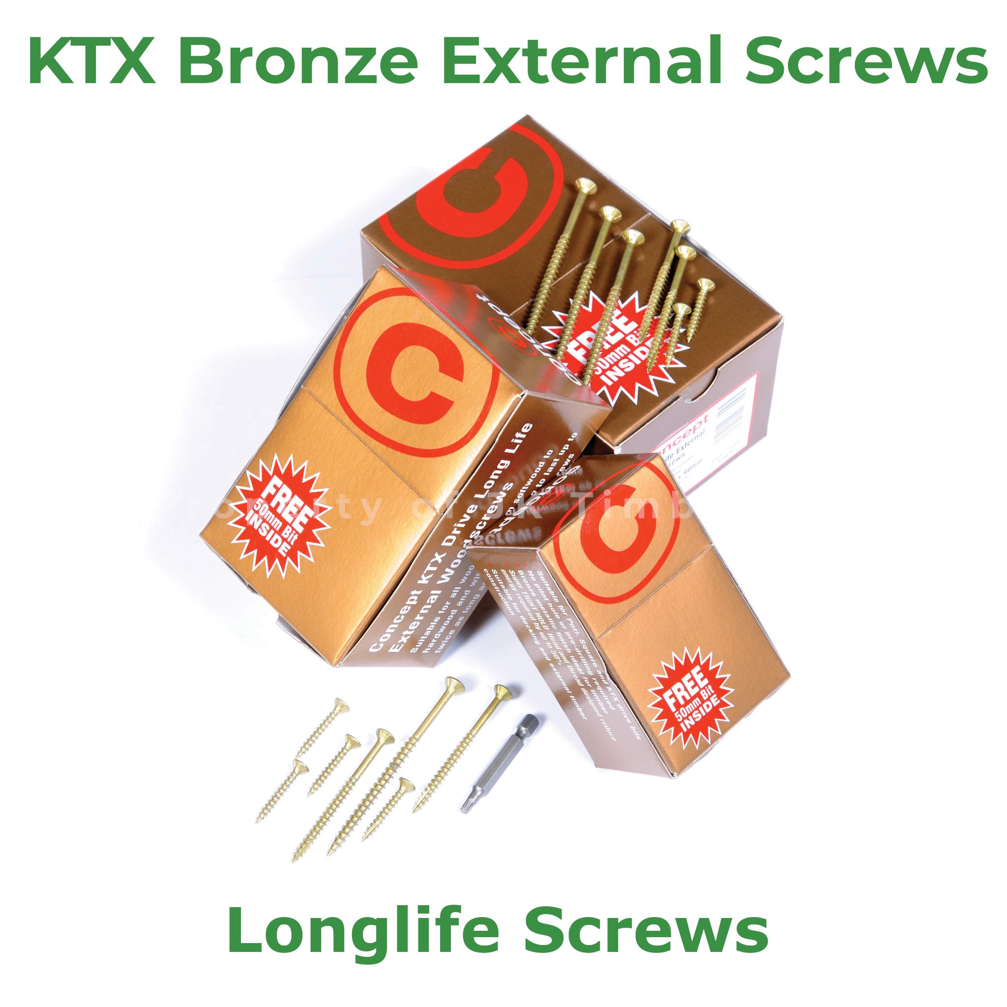 0215-13  extさま KTX External (Bronze) Box of Screws – JK Timber