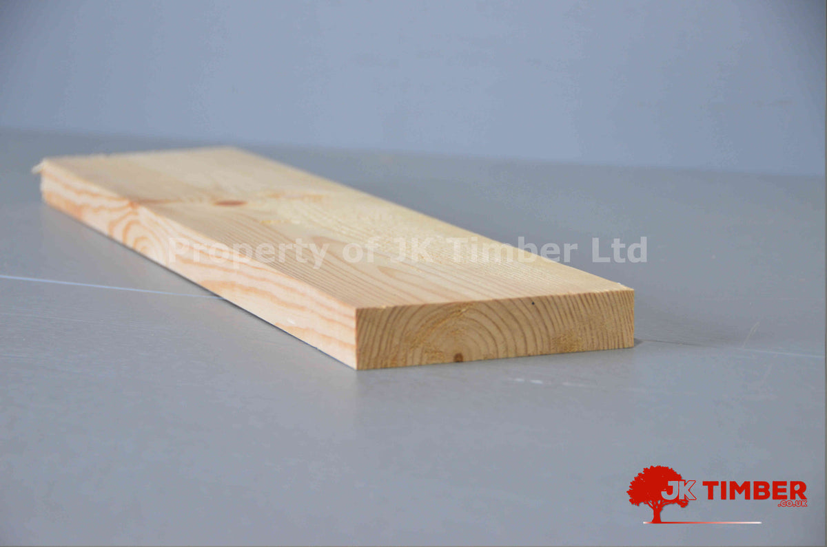 Planed Planed Softwood Timber - 20mm x 120mm (1