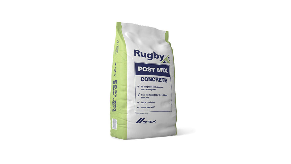 Rugby Cement Post Mix Concrete - 25kg Bag